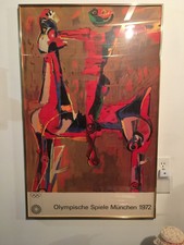 1972 Olympic Munich Games Poster (authentic)