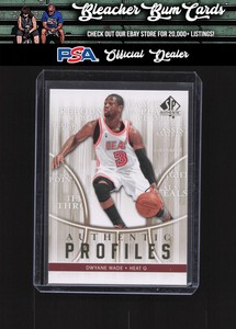 2008 SP Authentic AP-37 Dwyane Wade Profiles
