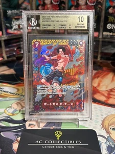 BGS 10 OP02-013 Portgas D Ace SP arte antiguo paralelo una pieza japonés - Imagen 1 de 2