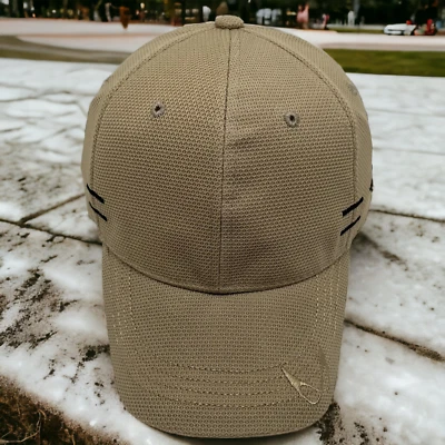 Желтовато-коричневый водитель грузовика шляпа стойка ремень назад вышитый легкий сетки регулируемая крышка - Изображение 1 из 4