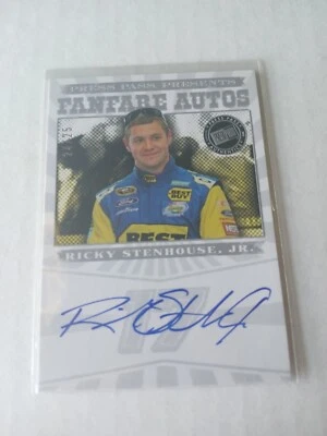 Ricky Stenhouse Jr. 2013 Press Pass Fanfare Autos on card SSP /25 - Image 1 of 2