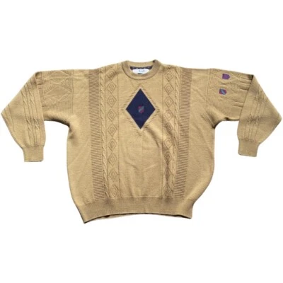 Винтажный мужской свитер Pringle Of Scotland XXL из овечьей шерсти с бриллиантами пуловер Argyle - Изображение 1 из 4