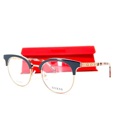 GUESS GU2744 005 Anteojos Metal Redondo Rosa Marco Óptico 49-19 140 mm Foto 1 de 4