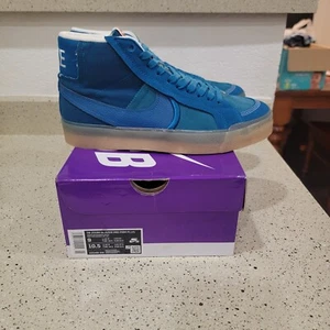New Nike SB Blazer Mid Premium Plus Teal Gum Shoes Sneakers DV5468-300 Size 9 - Picture 1 of 8