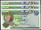 New 2013 Bank of Ireland Belfast Banknotes £20 real local paper currency