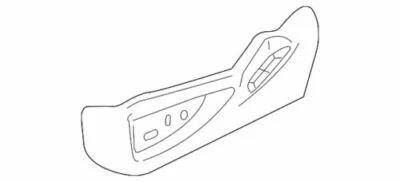 Genuine GM 2014-2020 Chevrolet GMC Cadillac Outer Finish Panel Assembly 84233200 - Image 1 of 2