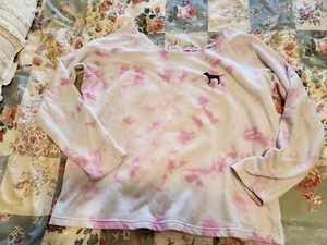 Victoria’s Secret “PINK” white sweatshirt LARGE - Picture 1 of 6