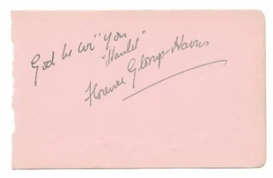 Florence Glossop Harris hand signed autograph - famous actress - Picture 1 of 1
