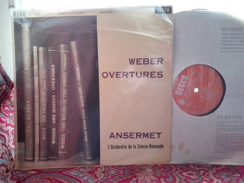 WEBER: Overtures > Orchestre de la Suisse Romande Ansermet / Decca LXT mono UK   - Photo 1/1