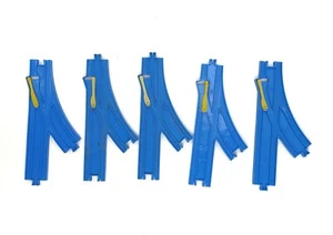 5 Thomas Train Truckmaster BLUE Track  Rail Split Switch. - Picture 1 of 3