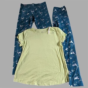 Wonder Nation Shirt & Unicorn Leggings Bundle Girls Size XXL (18) Bundle Lot - Picture 1 of 3