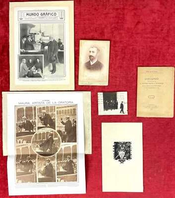 COLLECTION DOCUMENTAIRE D'ANTONIO MAURA ET MONTANER. ESPAGNE. 1853 - 1925 - Photo 1/4