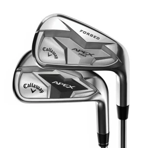 CALLAWAY 2019 APEX COMBO IRON SETS 5-PW GRAPHITE REGULAR + 1/2 IN 1 FLAT (GOLD) - Picture 1 of 5