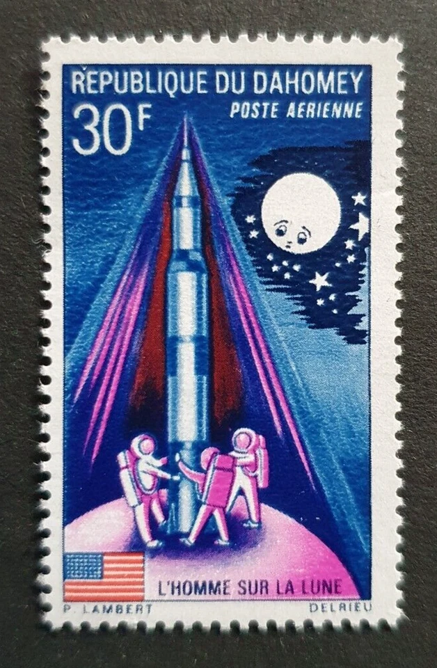 1970 REP DU DAHOMEY FRANCE SPACE APOLLO XII VF MNH - Image 1 of 1
