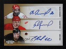 2013-14 Playoff Contenders Sixes Gold /20 Alex Ovechkin Igor Larionov Pavel Bure