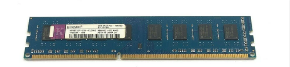 Kingston HP497157-B88-ELDWG 2GB 2Rx8 PC3-10600U HP 497157-B88 - Image 1 of 1