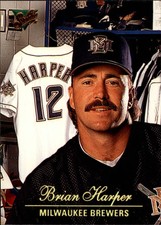 1994 (BREWERS) Studio #44 Brian Harper