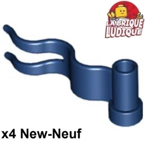 LEGO 4x Flag Wave Right Wave Wavy Blue Dark / Dark Blue 4495b New - Picture 1 of 1