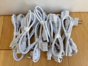 BULK BUY - 12x EU Schucko 2 pin plug to Clover Leaf power cable 24" - Picture 1 of 2