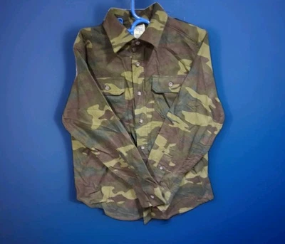 Faded Glory Youth Medium (8) Long Sleeve Button Up Camo Shirt  - Image 1 of 4