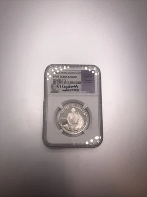 1982 S George Washington Half Dollar NGC PF 69 UC Ultra Cameo Silver Proof Coin - Image 1 of 3