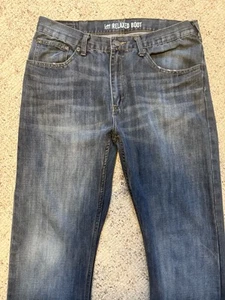 Lee Relaxed Boot Jeans Men's 34x32 Blue Denim Cotton Blend - Picture 1 of 6