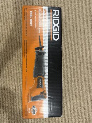New Ridgid 18V Cordless Brushless Reciprocating Saw R8647B Bare Tool Only - Image 1 of 2