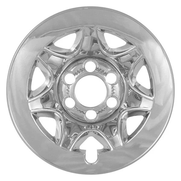 For Chevy Silverado 1500 14-15 CCI 17" 7 I-Spoke Silver Impostor Wheel Skins - Image 1 of 1