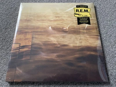 R.E.M. - OUT OF TIME - RARE 25th ANNIVERSARY TRIPLE 3x VINYL LP RECORD - SEALED - Image 1 of 2