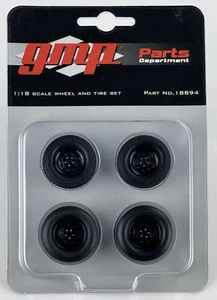 GMP Parts Department 1:18 Wheel and Tire set Part No. 18894 Black NEW - Picture 1 of 5