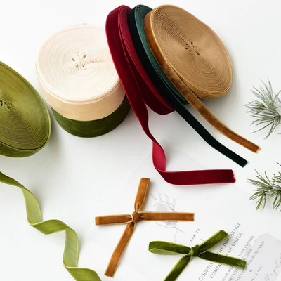 Christmas Presents Christmas Ribbon Symmetrical Stitches Cloth Material - Image 1 of 4