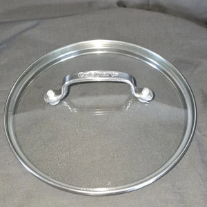 Cuisinart Coperchio di Ricambio per Pentole in Vetro, Bordo Esterno 7 1/2", Labbro Interno 7" - Foto 1 di 3