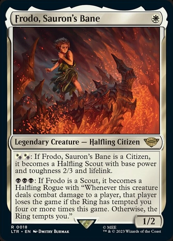 x1 Frodo, Sauron's Bane - Lord of the Rings - NM - MTG - Image 1 of 1