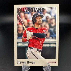Archivos Topps 2024 Steven Kwan #142 Cleveland Guardians - Imagen 1 de 2