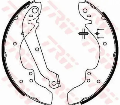 Zapatas de freno GS6167 TRW para FORD GRANADA Turnier - Imagen 1 de 4