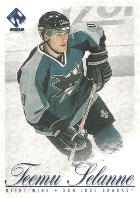 2001-02 Pacific Private Stock - Teemu Selanne #87 Sharks - Image 1 of 2