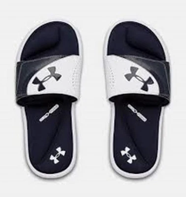 SANDALIAS UNDER ARMOUR IGNITE VI SLIDES NIÑO NIÑOS 12C NEGRO BLANCO 3022728 Foto 1 de 4