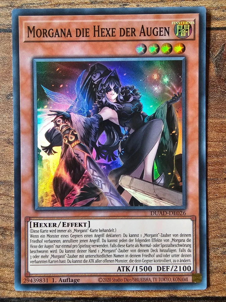Yugioh! Morgana Die Hexe Der Augen, DUAD-DE026, Super Rare - Bild 1 von 1