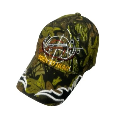 Gorra Camuflada Nacida Para Cazar Correa Ajustable Bordada Camuflaje Exterior Foto 1 de 4