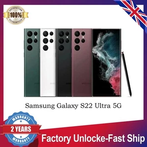 Brand New Samsung Galaxy S22 Ultra 5G GSM CDMA Factory Unlocked -2 YEAR WARRANTY - Picture 1 of 20