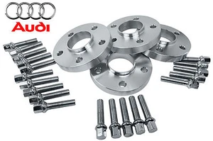 4 Pc Audi New Model 5x112 ( 66.6 H.B ) 12 MM & 15 MM Hub Centric Wheel Spacer - Picture 1 of 6