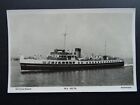 Shipping The Isle Of Wight M.V. Vecta Red Funnel Steamer C1930s Rp Postcard