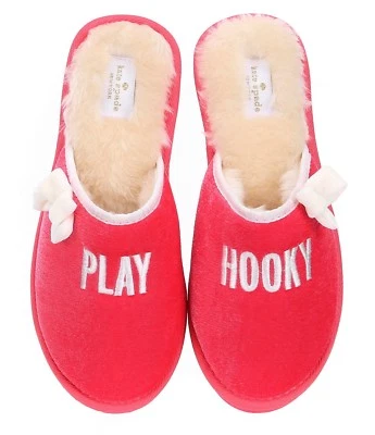 Nuevas en Caja Auténticas Zapatillas KATE SPADE Play Hooky Terciopelo Bayas en Clavel Profundo Talla 5 Foto 1 de 4