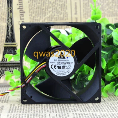 1pc DELTA EFB0924SHF 24V 0.38A 9232 4-wire Double Ball Inverter Server Fan - Image 1 of 3