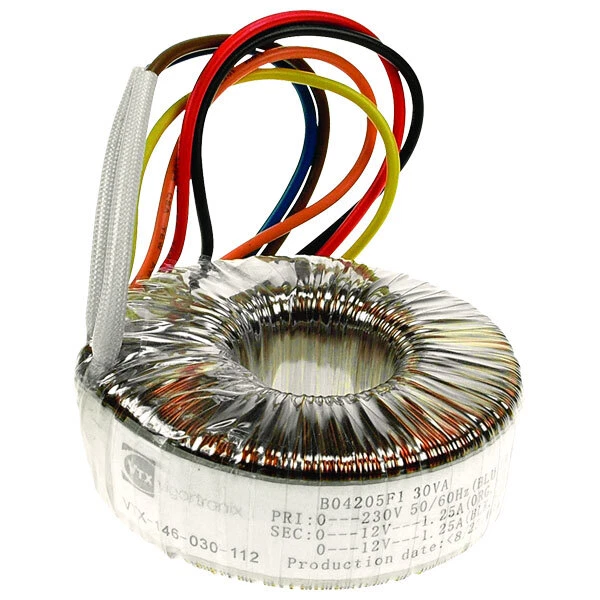 Vigortronix VTX-146-030-215 Toroidal Transformer 30VA 0-15V - Image 1 of 1
