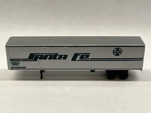 Con-Cor Semi Truck Box Delivery Trailer Santa Fe N-Scale Fast Shipping - Picture 1 of 6