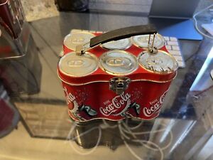 Two Coca-Cola Tins - Slightly rusty patina - Lunchboxes