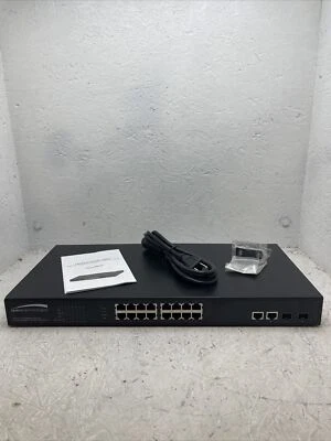 Speco Technologies POE16SW18 18-Port Switch With 16-Port PoE 802.3at 230W - Image 1 of 4