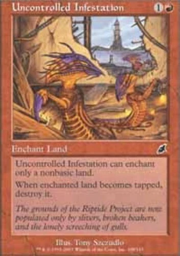 Uncontrolled Infestation - Foil ~ Lightly Played Scourge MTG Magic UltimateMTG R - Image 1 of 1