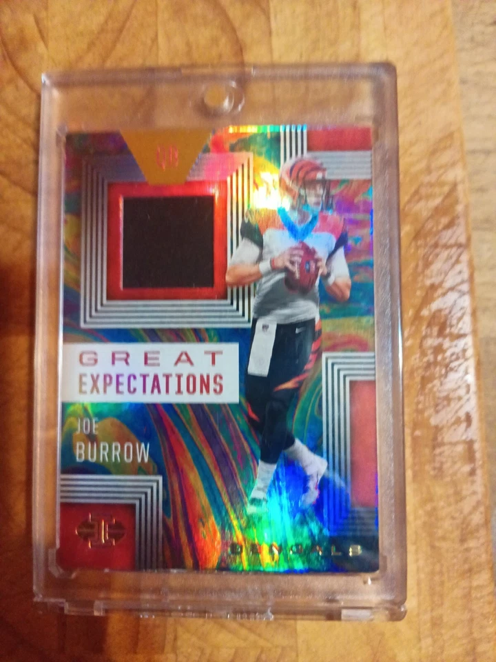 2020 Panini Illusions - Great Expectations Relics #GE1 Joe Burrow (MEM, RC) - Image 1 of 1
